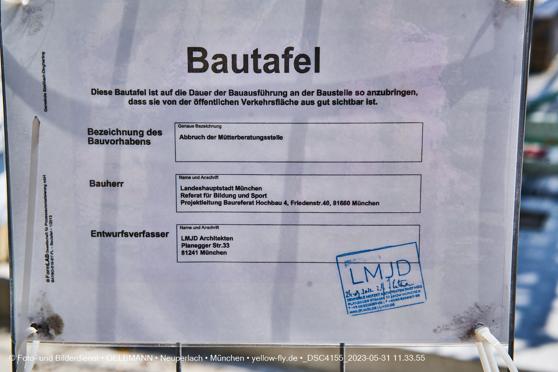 31.05.2023 - Wände für das Haus für Kinder in Neuperlach in München